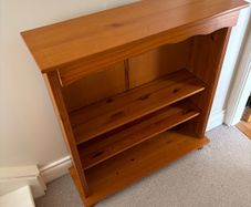 Bookshelf and Monks bench
