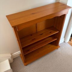 Bookshelf and Monks bench
