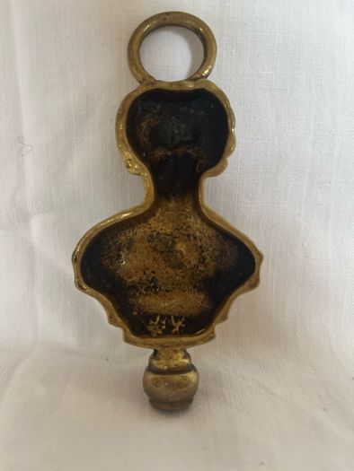 Vintage brass handle - Bonnie Prince Charlie Culloden 1745-1746