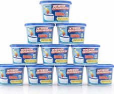 Dehumidifier 500ml Pack of 10| Condensation Remover Moisture Absorber, Dehumidifiers for Damp, Mould, Moisture in Home, Kitchen, Wardrobe, Bedroom, Caravan, Office, Garage, Basement