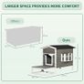 Deluxe Outdoor Cat House Wood Shelter Condo All Weather w/ Porch Image 5