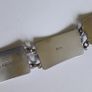 Hallmarked Silver Panel Bracelet - c.1940s Image 4