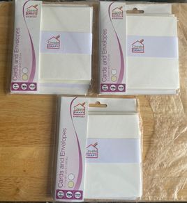 Mix of white and cream envelopes