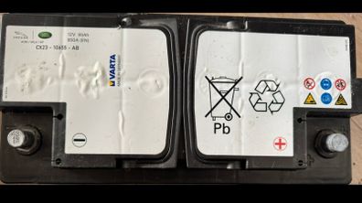 Used original JAGUAR VARTA Car Battery.