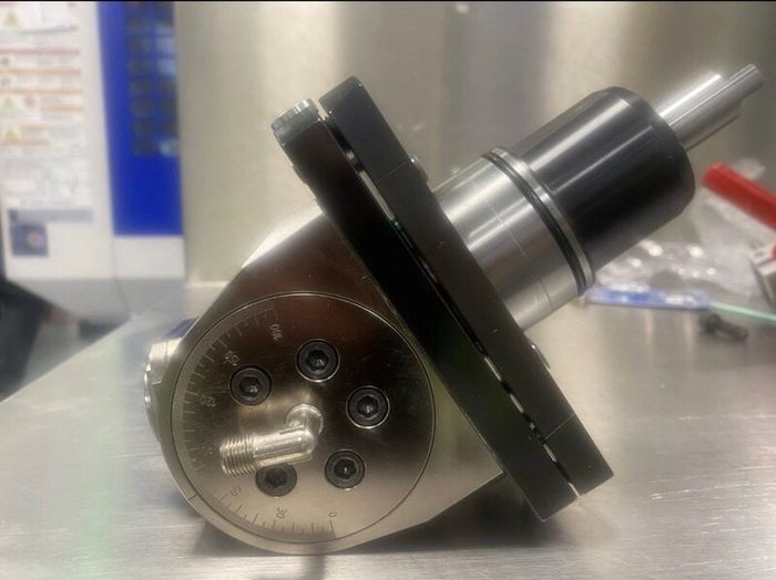 CNC - angled driven tool