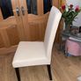 Grey crushed velvet large chair cover 10 euro each Image 4