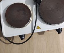 Electric Double Hob (Left Burner Faulty)