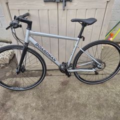 Boardman HYB 8.6 Men's Hybrid Bike Medium Silver