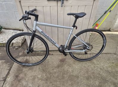 Boardman HYB 8.6 Men's Hybrid Bike Medium Silver