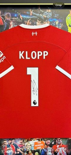 Framed klopp shirt