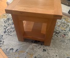 solid wood coffee table