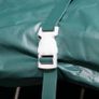 Removable Livestock Tent PVC 550 g/m2 3.3x3.2 m Dark Green Image 3