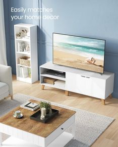 New Retro TV Stand Cabinet Display - FREE P&P