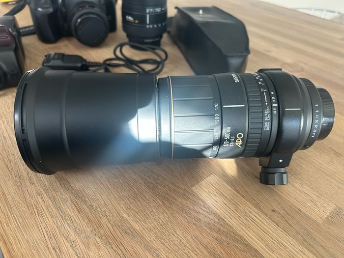 Sigma 170-500mm f/5-6.3 APO Lens (Pentax K-mount) with tripod collar