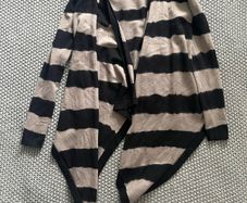 Beige and black Karen Millen cardigan S