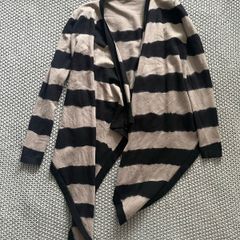 Beige and black Karen Millen cardigan S
