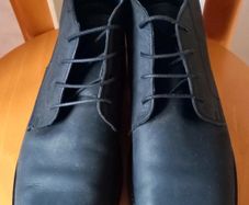 Mens River Island Leather Lace Up Ankle Boots Size 10