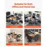 Conference Table, 1800 mm Oval Office Meeting Table for 6-8 Person, Modern Seminar Desk with Metal Legs, Large Meeting Desk for Office, Boardroom Image 3