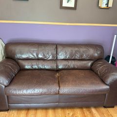 Free Leather Sofa - Collection Only