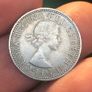 1957 One Shilling Elizabeth II Image 2