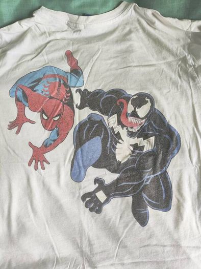 Spider-Man Venom T-Shirt Marvel Comics H&M Spiderman M Size 100% Cotton
