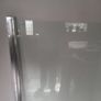 Chrome over bath glass shower screen Image 7
