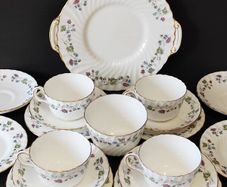 A Collection of Minton Dryden Pattern Bone China Tableware