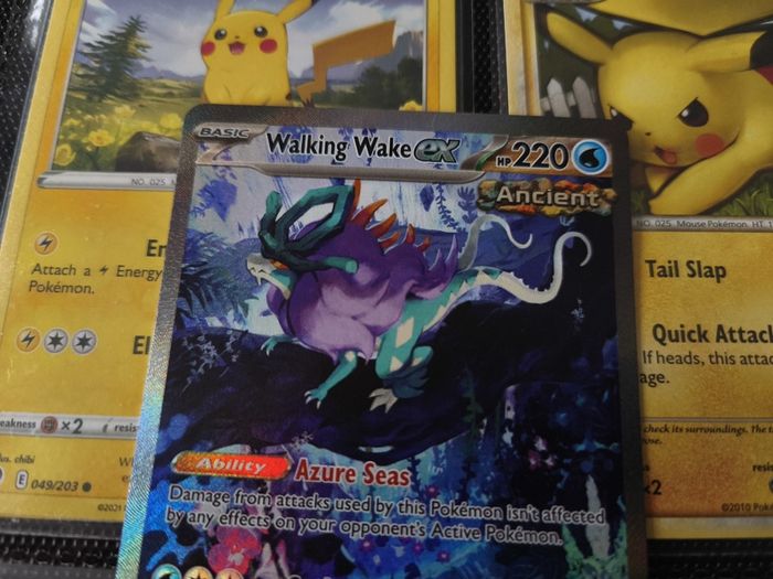 Walking Wake EX ! Special Illustration Rare ! from Temporal Forces Set ! 2024 ! Pokemon Card !