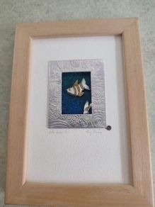 Art Work Small Little Hatchet Fish Framed By  Karen Shannon