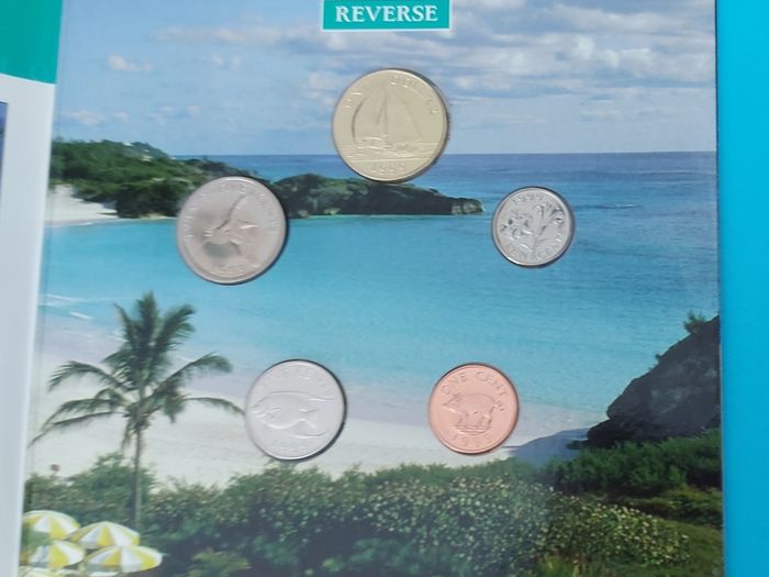 BERMUDA  5 Coin Set 1999 In Uncirculated Condition