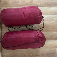 2 Sleeping Bags convert into standard double bag