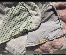BabyBoo Baby Burp Cloths, Set of 2