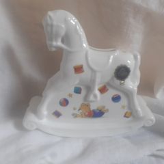 Royal Tara Fine Bone China Horse Money Bank.