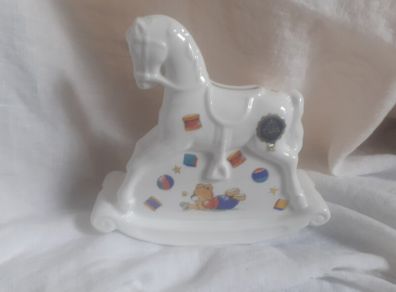 Royal Tara Fine Bone China Horse Money Bank.