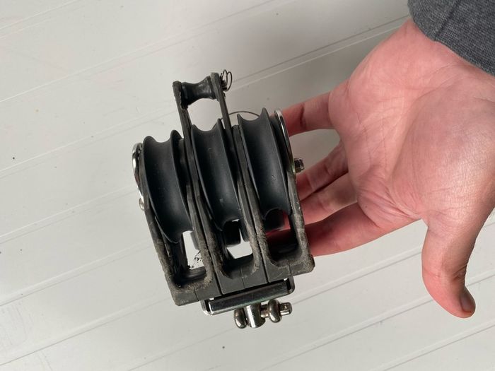 Lewmar 60mm Triple Becket and Cam Ratchet Block