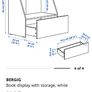 Ikea  book display with storage Image 3