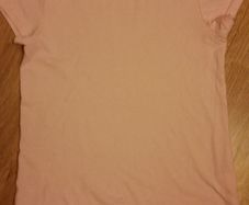 New - No Tag - A Lovely Baby Pink Tee Shirt - Read Carefully - Age 6/7 Years - E