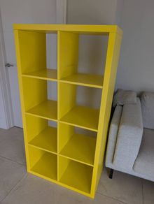 Kallax Shelving Unit Yellow