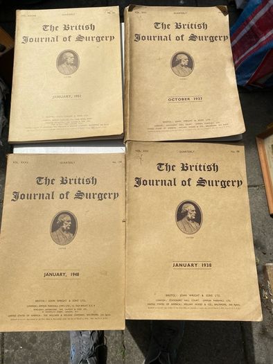 Vintage Medical Journals Collection: The British Journal of Surgery (1937 1951)  19 Issues