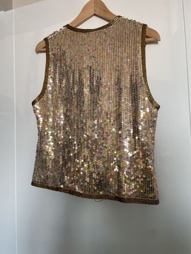 Vintage Frank Usher Festival Waistcoat size S
