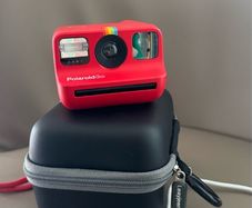 Polaroid go instant camera and case