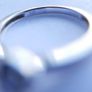 Vintage 9ct White Gold 375 & Blue Sapphire Stacker Ring 2,78g size N Image 10