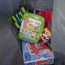 Table and chairs Crane and Mixed bag of toys. Image 2