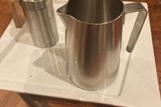 Zack 18 - 10 Stainless Steel Jug and Matching Sugar Holder with funnel