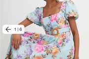 Cabbage &amp; roses floral dress