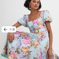Cabbage & roses floral dress