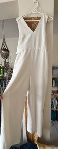 Cream Jumpsuit