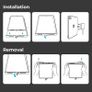 PITAKA iPad Pro 11 Case, Magnetic Wireless Charging Case for iPad Pro 4th/3rd Generation, Magic Keyboard Compatible Case Support Apple Pencil 2 Charging, Aramid Fibre Made [MagEZ Case Pro] Black - RRP 120+ Euro! Image 3