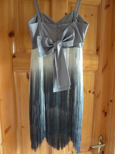 Silvery grey lipsy dress (size UK 10)