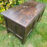 17th Century Small Oak Coffer Image 3